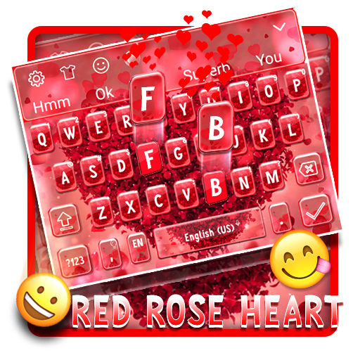 Red Rose Keyboard Theme 🌹 icon