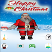 santa claus talking icon