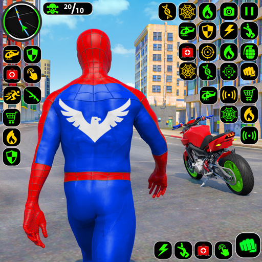 Spider Rope SuperHero Gangster icon