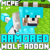 Armored Wolf for Minecraft PE icon