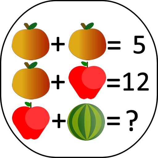 Super IQ 2 - Math logic quiz with fruit images icon