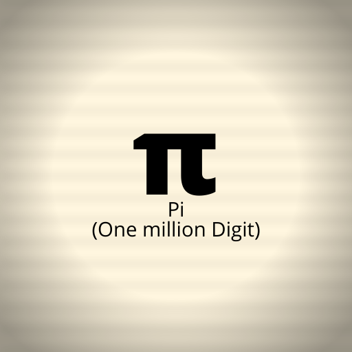 Pi One Million Digit App icon