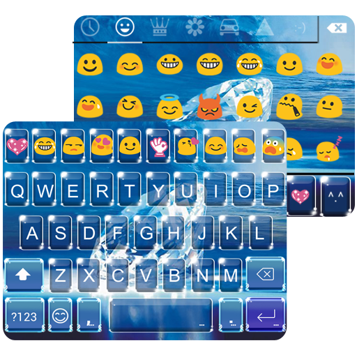 Blue Diamond Emoji Keyboard icon