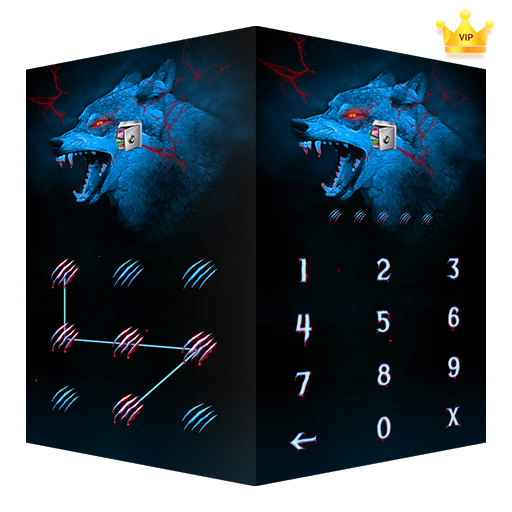 AppLock Live Theme Wolf – Paid Theme icon