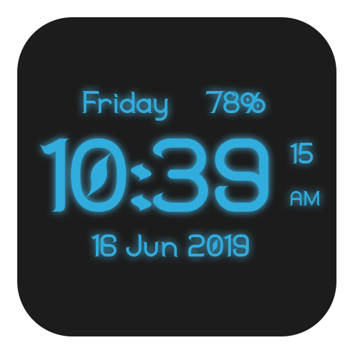 Future Digital Clock Live Wallpaper icon