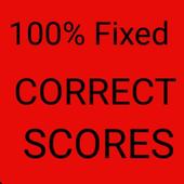 100% FIXED CORRECT SCORES icon