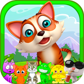 Match 3 Cat Games icon