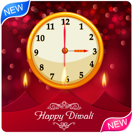 Diwali Clock Live Wallpaper icon