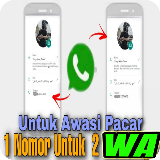 Cara Satu Nomor Untuk Dua WA icon