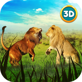 Lion Fighting: Animal Fury Fighting Game icon