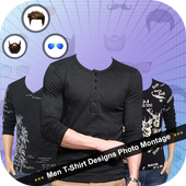 Man T Shirt Design Photo Montage icon