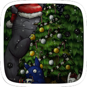 christmas tree theme icon