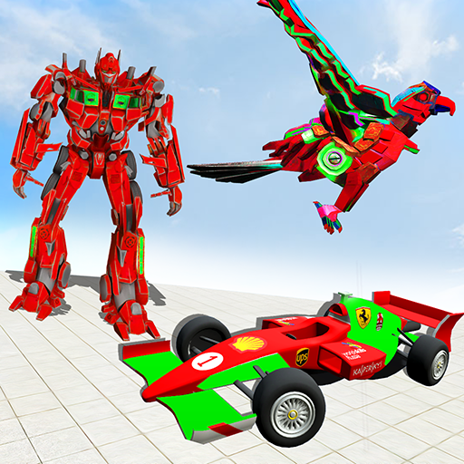 Formula Car Robot Game : Eagle Robot Car icon