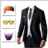 Men Photo Editor -Hairstyle, Beard, Mustache, Suit icon