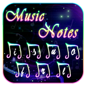 Music Notes Keyboard Theme icon