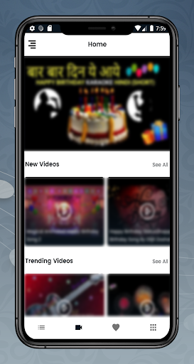 Birthday Video Song & Music 1 تصوير الشاشة