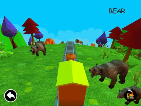 Learn Animals Train For Kids - Zoo Wildlife Safari screenshot 4
