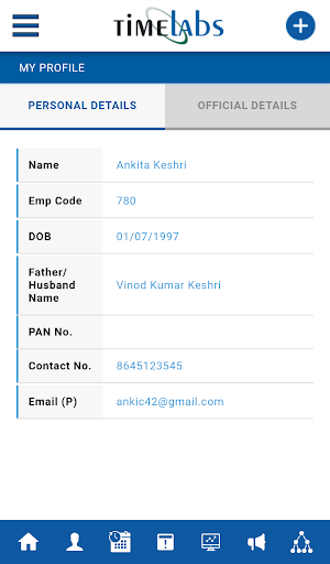 Timelabs Employee Self Service 3 تصوير الشاشة