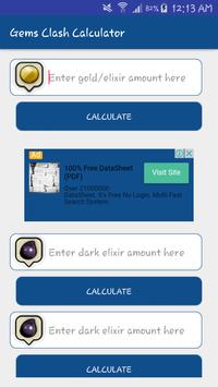 Gems Clac for Clash of Clans screenshot 2