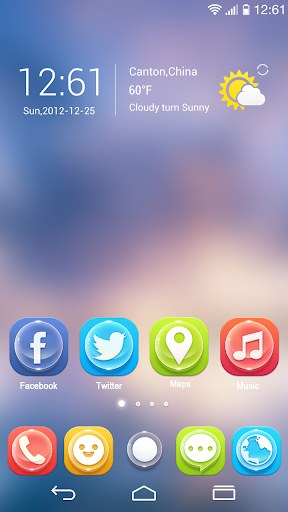 Clean GO Launcher Theme screenshot 2