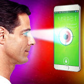 Eye lock screen retinal scan prank icon