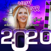 Happy New Year Photo Frame 2020| Photo Editor أيقونة