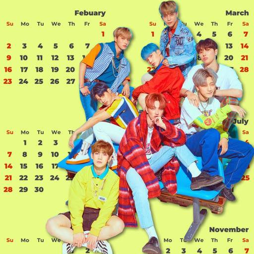 Ateez Calendar Widget icon