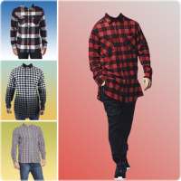 Men Long Shirt Photo Suit - tie photo suit maker on 9Apps