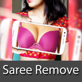Saree remove xray prank icon