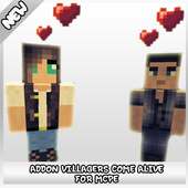 Addon Villagers Come Alive  for MCPE on 9Apps