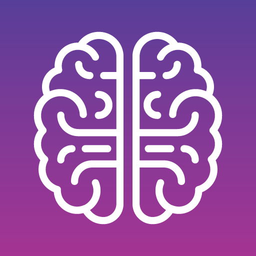Brain games, logic puzzles icon