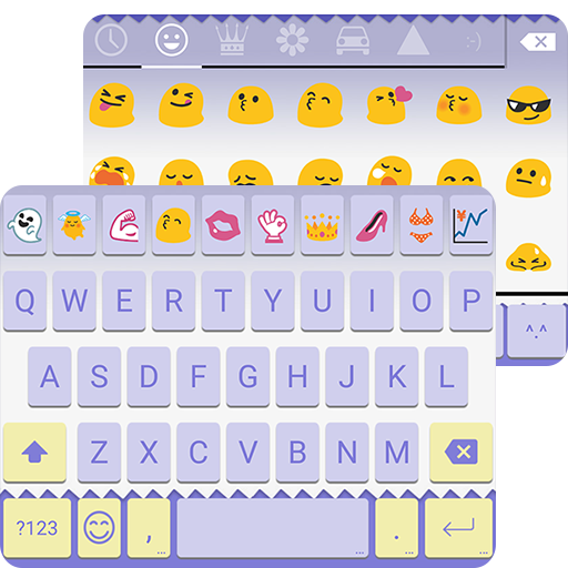 Little Lilac Emoji Keyboard icon