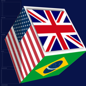 Flags of The World in 3D Cube icon
