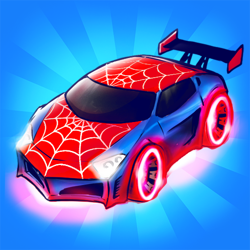 Merge Neon Car: Idle Car Merge icon