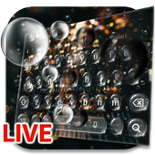 3D Raindrops Keyboard icon