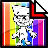 How to color fiksiki coloring icon