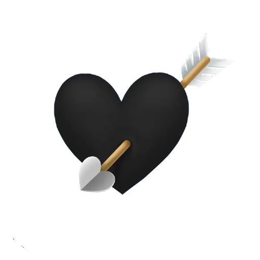 Heart sticker for whatsapp icon