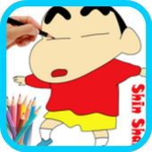 How To Draw Sinchan icon