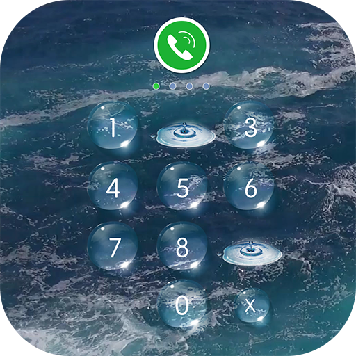 App Lock Live Theme - Wave icon