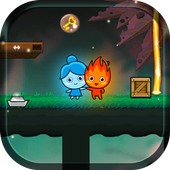 Lucky Kid and Pretty Kid - Forest Temple Maze icon