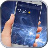 Abstract neon line launcher on 9Apps