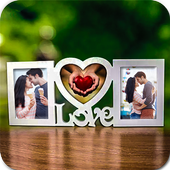 Wooden Dual Photo Frames HD icon