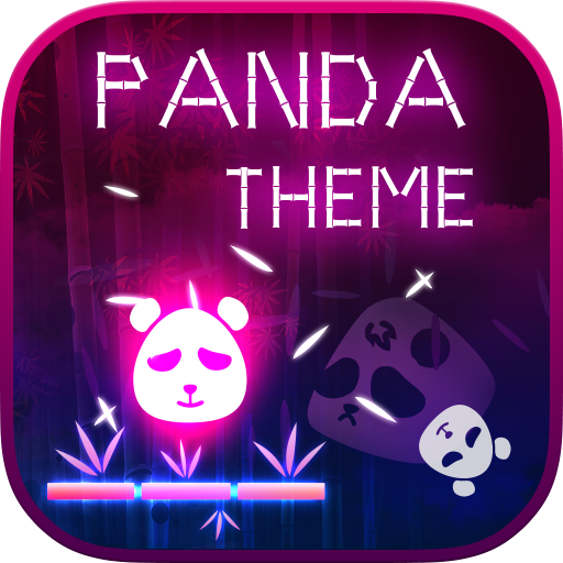 Neon Panda Keyboard Theme icon