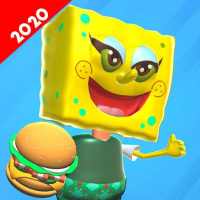 Scary Sponge Neighbor 3D - Secret Escape Games