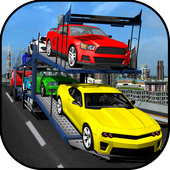 City Car Transport Cargo Truck icon