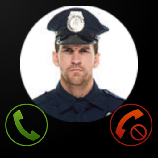 fake call police  prank icon