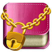 Diary with Emoji lock icon