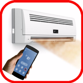 Smart air conditioner remote control icon