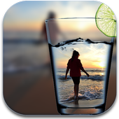 pip camera photo Cup effect icon