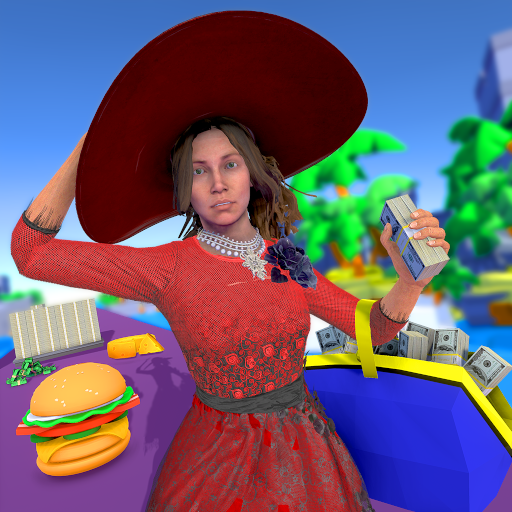 Gentleman Money Run Race 3D icon